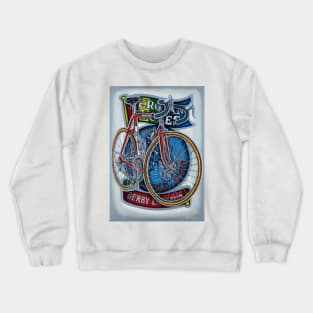 Mercian Flam Red Road Bicycle Crewneck Sweatshirt